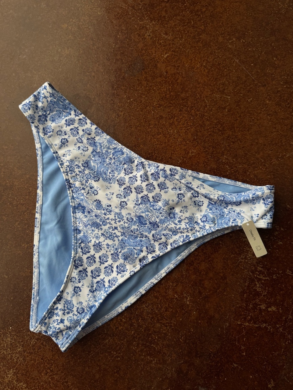 NWT Hollister Curvy High Leg High Waist Cheeky Bikini Bottom - Large